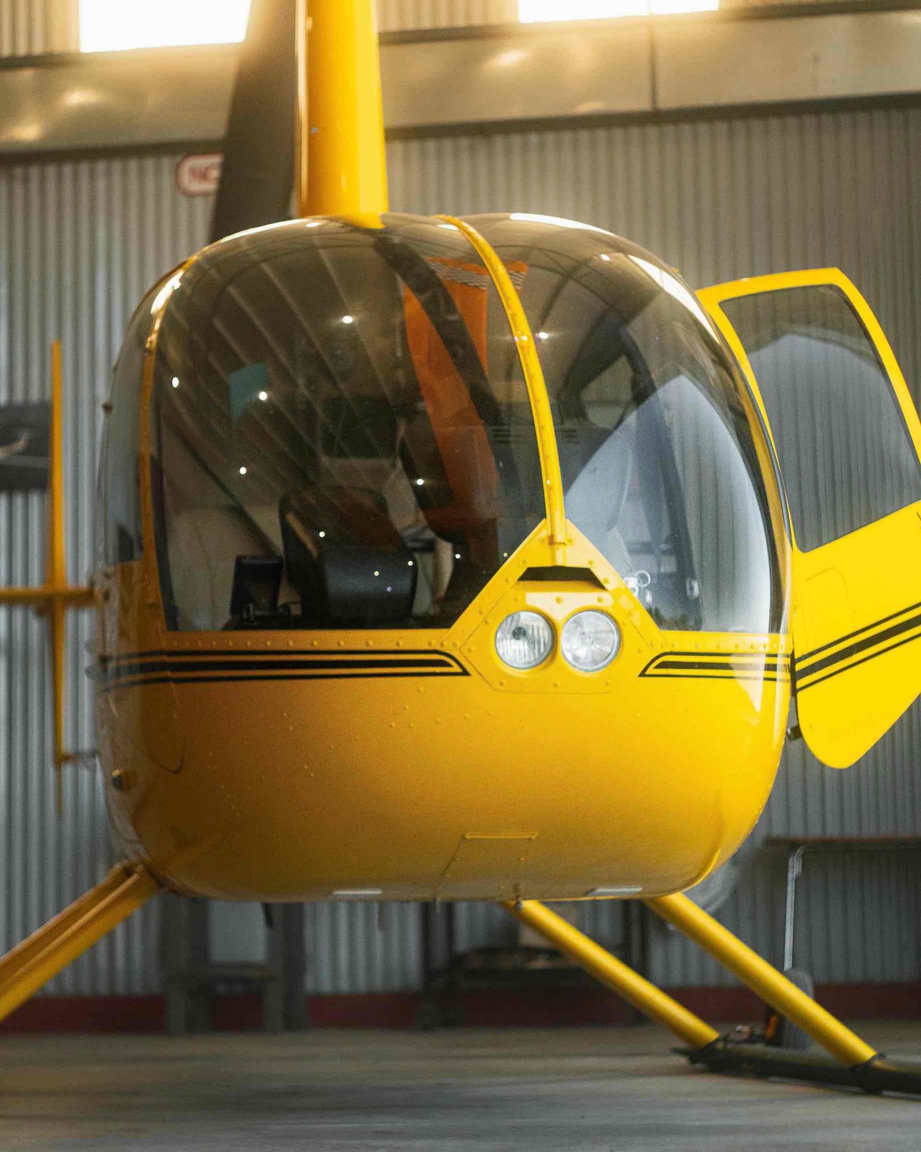 Helicóptero en Aeroclub San Martín